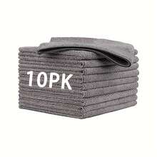 1/10/20pcs, Large Capacity Lint-Free Reusable Car Wiping Cloth, Microfiber Cleaning Cloth, Dish Cloth, Multi-Purpose Cleaning Towel, Household Rag, Kitchen & Bathroom Cleaning Towel, Durable Absorbent Towel, Easily Remove Stains And Grease, Cleaning Supplies, Cleaning Tools - Multicolor - View 9