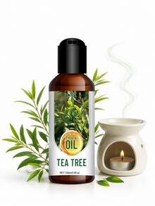 [按壓式] 100ml/30ml 綠茶與茶樹精油，適用於居家香氛，頂級香氛油，可用於擴香機、加濕器、DIY蠟燭、手工皂、織物香氛，舒緩放鬆，清新宜人，持久留香 - [按壓款]綠茶茶樹精油 - 查看 2