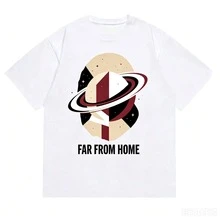 Men's Classic Logo Tee - Plaid Check Ape Head Graphic Cotton T-Shirt - Unisex - 樣式9 - 查看 1