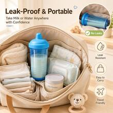 1pc 250ml Anti-Drop Duck Beak Cup, Learning Cup, Clear Scale, Macaron Color, Suitable For Daily Use - Multicolor - View 7