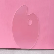 Transparent Acrylic Mixing Palette For Beauty Makeup Foundation Liquid Nail Art Makeup Artist Painting Art Student Professional Use - A - View 6