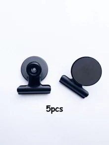1/5個磁鐵夾,適用於白板和冰箱,塑膠造型磁鐵,用於廚房和辦公室收納與裝飾,文件和收據磁鐵夾,彩色冰箱磁鐵,金屬磁鐵夾 - 彩色 - 查看 11