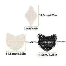 6/12Pcs Lace Denim Jeans Waist Extender, 2 Styles Vintage Sew-On Waistband Extender Buckle, Adjustable Waist Extender, Suitable For Women's Skirts, Shorts - Multicolor - View 4