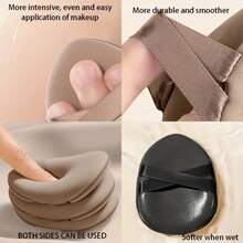 10 piezas Esponja de maquillaje, Puff de polvo, Esponja multifuncional para base, corrector, polvo, fijación y difuminado, Apta para uso líquido, crema, seco y húmedo, Herramienta de maquillaje - Multicolor - Ver 7