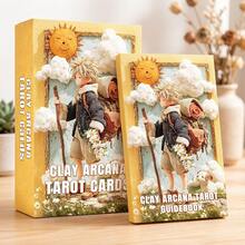 78 Cards Combination Set, Tarot Cards Oracle, Divination Props, With Instruction Manual, Hardened And Thickened Gift Box Packaging, Premium Tabletop Game Cards, Christmas Gift, Halloween Gift - Multicolor - View 7