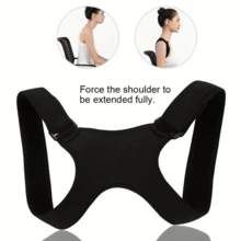 Back Brace Posture Support For Women And Men, Shoulder Straightener Adjustable Full Back Support Upper And Lower Back And Neck - Multicolor - View 6