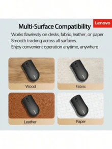 Lenovo KN210 Wireless Keyboard And Mouse Set 2.4G Stable Connection Full-Size Numeric Keypad Silent Buttons For Office, Home And Gaming Use - View 4