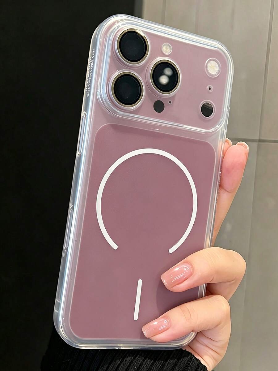 基礎款透明磨砂相機保護手機殼，適用於 iPhone 17 Pro Max 17 Pro 17 16 Pro Max 16 Pro 16 15 Pro Max 15 Pro 15 14 Pro Max 14 Pro 14 13 Pro Max 13 Pro 13 12 Pro Max 12 Pro 12 11，修身軟背蓋 - 磨砂白 - 查看 1