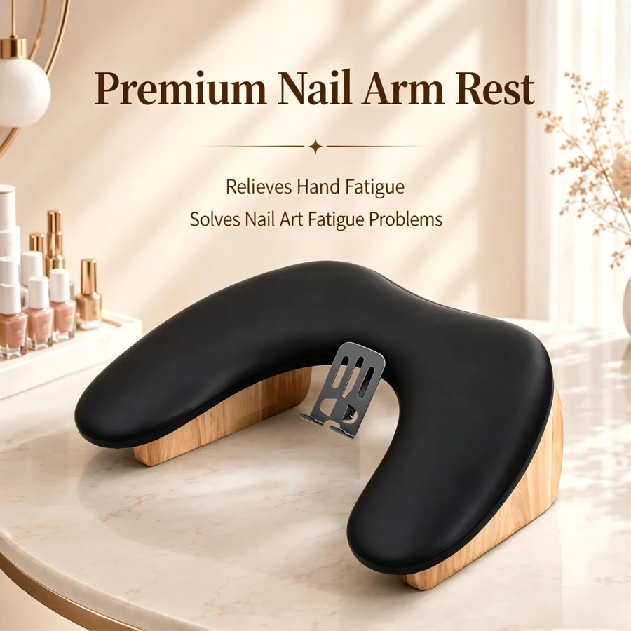 Foldable Tilting Nail Art Hand Pillow With Phone Holder, Butterfly Nail Art Hand Rest Pad, Dual Hand Nail Art Pillow, Suitable For Nail Art Table - Multicolor - View 1