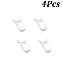4/8/10/20/30Pcs T-Shaped Plastic Clips With Alligator Clips, These Clips Can Be Used For Handkerchiefs, Towels, Straps, Badges, Durable Multi-Purpose Clips, Suitable For Crafts, Displays, Hanging Decorative Cards (Random Colors, Black, White) - Multicolor - View 18