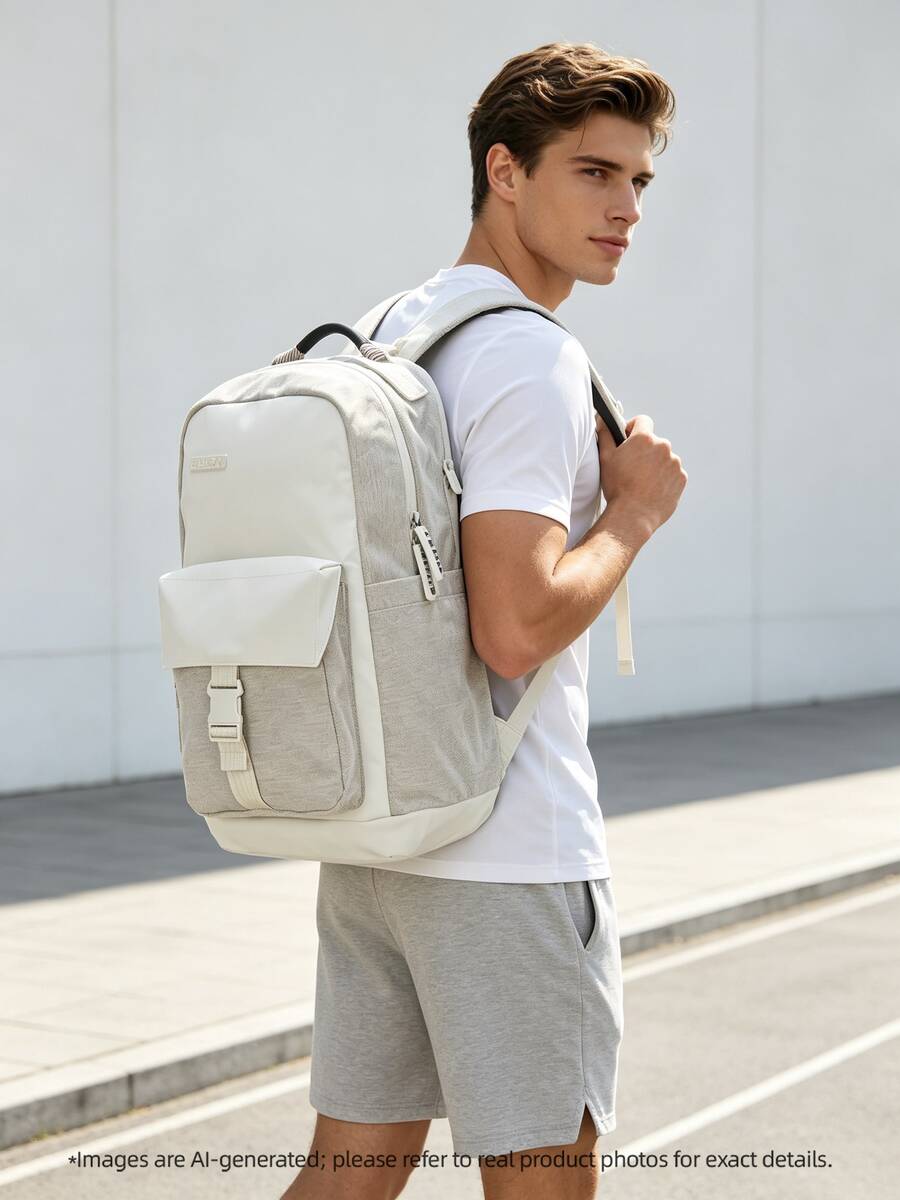 Under Armour Unisex Lightweight Outdoor Backpack Curry Backpack 26 Summer New Student Commuter Laptop Backpack 1387179-110 - White - View 1