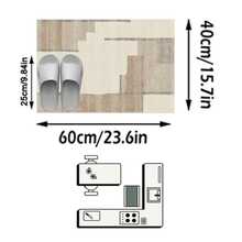 1 buah Karpet Area Bermotif Geometris Minimalis Modern Gaya Nordik dengan Sentuhan Antik - Lembut, Terbuat dari Bahan Kasmir Imitasi, Cocok untuk Kamar Mandi, Dapur, Pintu Masuk, Lorong, Samping Tempat Tidur, Ruang Tamu, Kamar Tidur, Keset Lantai yang Dapat Dicuci dengan Mesin Sepanjang Musim, Dekorasi Rumah - MultiWarna - View 12
