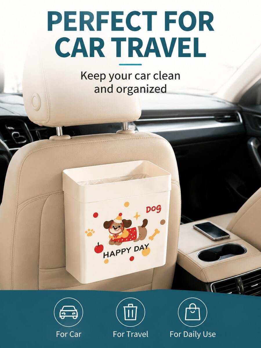 20 Pack Car Trash Bags, Cute Disposable Car Garbage Bags, Waterproof Vehicle Waste Bin Liners For Travel & Daily Use - Car Garbage Bags - View 1