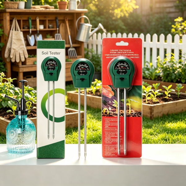 Gardening Tool Set With Gift Box, Multi-Function Precision Soil Tester Kit, High-Precision Soil PH Detection Instrument Set, Used For Flower And Plant Soil Moisture Testing, Soil Light Condition Detection, 3-In-1 Soil Moisture PH Light Tester, Suitable For Home Flower Soil Testing, Balcony Vegetable Soil Testing, Garden Yard Soil Testing, Greenhouse Vegetable Soil PH Testing