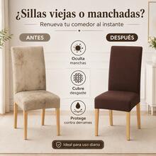 AMOROSA Chair Covers - Coffee Brown - View 3