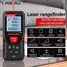 L.A.OL.A.U LAOLAU 50M/100M/200M Laser Distance Meter, ±1mm High Accuracy Laser Measure Tool With Backlit LCD Display, 30 Data Storage, Multiple Measurement Modes, Portable Digital Laser Rangefinder For Home, Construction & Interior Measurement - One Size Fits All - View 1