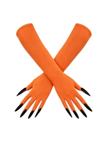 1Pair D EXCEED Halloween Cosplay Costume Accessory Claw Gloves For Unisex Witch Demon Cosplay Performance Masquerade Bachelorette Halloween Photo Shot - Multicolor - View 21