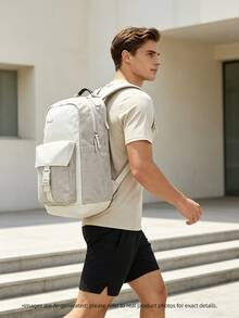 Under Armour Unisex Lightweight Outdoor Backpack Curry Backpack 26 Summer New Student Commuter Laptop Backpack 1387179-110 - White - View 4
