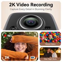 Mini Handheld Vlog Camera, Portable Digital Video Camera With Screen Display, HD Recording Camera For Travel, Selfie, Blogging, Photography, Social Media Content Creation And Outdoor Shooting - View 5