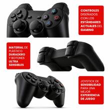 Retro Game Stick 4K Console With 2 Wireless Controllers | +20,000 Games - Black - View 4