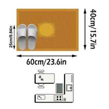 1pc Nordic Modern Minimalist Royal Style Gold Sun Pattern - Soft Faux Cashmere Area Rug, Bathroom, Kitchen, Entryway, Hallway, Bedside, Living Room, Bedroom, All-Season Machine Washable Large Size Mat, Aesthetic Home Decor - Multicolor - View 17