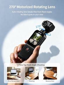 Acer 4K超高清防手震運動相機，手持便攜式戶外Vlog記錄儀，電子防手震+防水殼，騎乘潛水滑雪全場景適用 - 查看 2