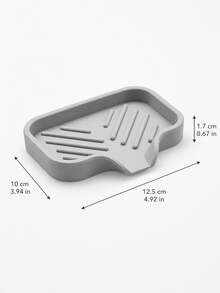 1pc Silicone Faucet Splash Guard, Cuttable Design, Narrow Edge Anti-Slip Water Collection Pad, Soft And Durable Kitchen Sink Accessory, Suitable For Bathroom Vanity And Kitchen Sink, Home Daily Use And Countertop Protection - Multicolor - View 3