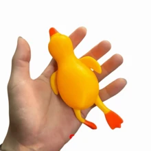 1pc Glitter Crystal Series S-Quishy Toy, Goose/Duck, Penguin And Various Cute Animal Shapes, Super Soft Sticky Touch Slow Rebound Squeeze Toy, Crunchy Squishy - Multicolor - View 10