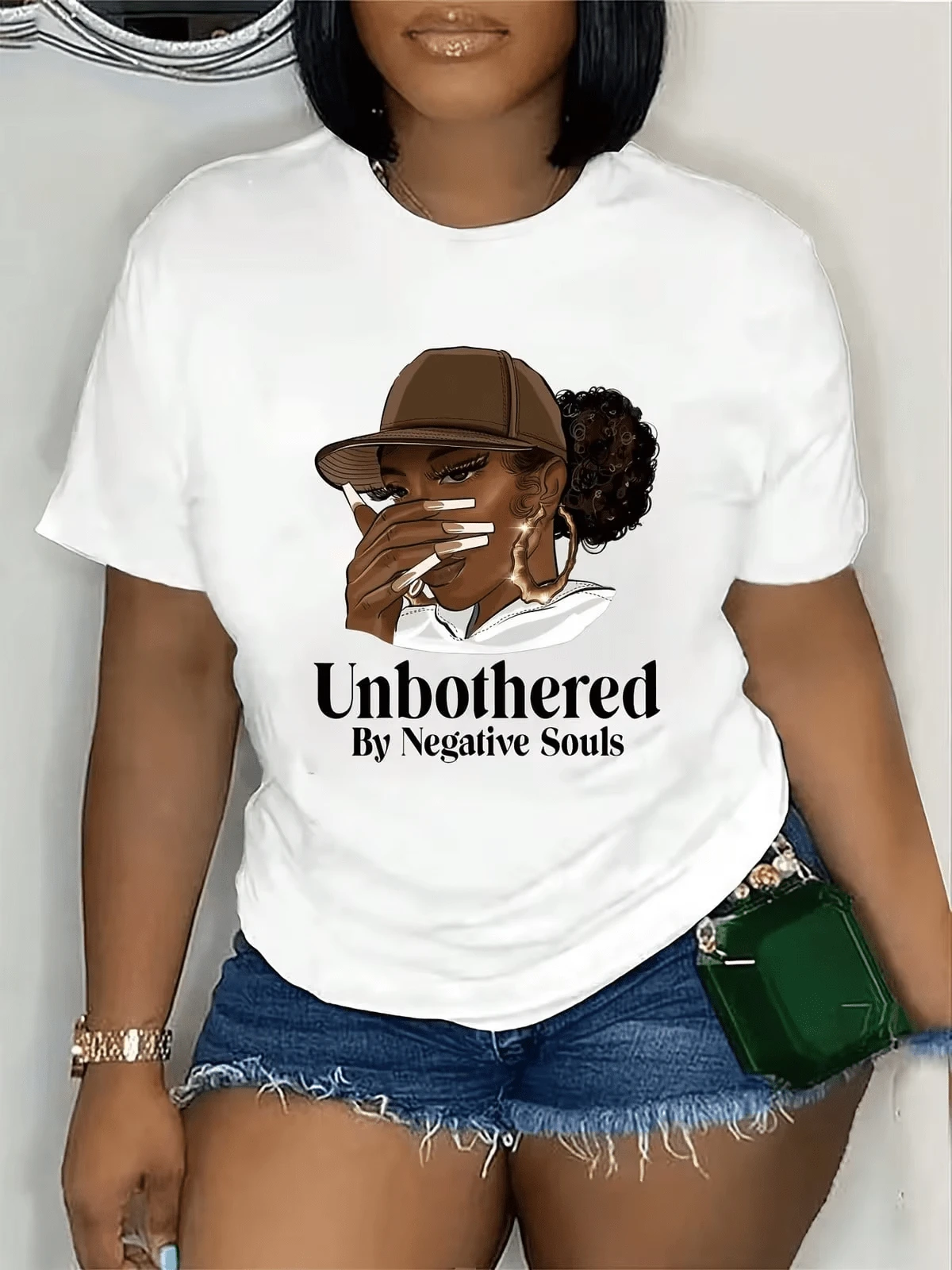 Women T-Shirts - 白色 - 查看 1