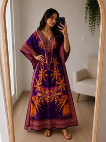 Women Long Dresses - 花粉色 - 查看 2