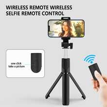 1pc Multifunctional Phone Selfie Stick, Foldable Tripod Integrated Structure, Equipped With Bluetooth Remote Control, Supports Horizontal And Vertical View Switching, Compact And Portable, Outdoor Travel Short Video Live Streaming Support Stand - one-size - View 3