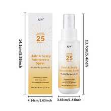 Hair & Scalp Sunscreen Spray SPF 25 | Dyed/Highlighted Hair Color UV Blocker | Lightweight Non-Greasy Protection | Coconut Nourishing Scalp Protective Shield - White - View 7
