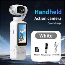 4K HD Video Recording Pocket Camera - 1800mAh Battery, 180° Rotating 1.9-Inch Screen, Webcam, USB-C Charging Port, 32G Memory Card, Mini Audio-Video Compact Camera, Outdoor Sports Camera, Suitable For Outdoor Sports, Cycling, Travel And Other Scenes - View 12