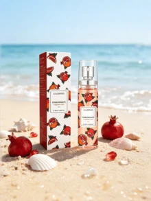 1pc 100ml And 20ml Luxury Pomegranate Fragrance Spray, Long-Lasting Air Freshener, Affordable Alternative To Big Brands, Essential For Vacations, Suitable For Indoor/Outdoor, Bathroom, Dates, Parties And Holidays For Deodorizing And Fragrance Enhancement, Excellent Gift Choice - Multicolor - View 2