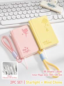 1 Pc Mini Pocket Notebook, Thick Portable Small Memo Pad, Cute Cartoon Blank Journal For Daily Notes, Check-In, Diary, Quick Writing, Students, Doctors, Office, School Supplies & Stationery - Multiple Options Available - View 11