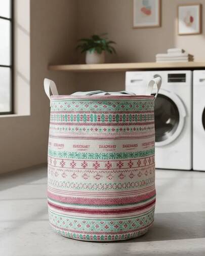 Cesto Organizador Impermeável Dobrável para Roupa Suja Brinquedos Roupas Cobertores Toalhas Lavanderia Banheiro Quarto Organizador Multiuso Resistente Duhome