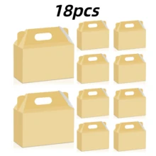 18pcs Gift Boxes, Paper Gift Packaging Boxes, DIY Packaging Boxes, Gift Boxes With Handles, Suitable For Halloween, Christmas, Back To School, Birthday Party Favors - View 12