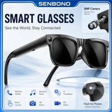 SENBONO Smart Glasses With 8MP HD Camera, Bluetooth Audio Glasses, Built-In Speaker And Microphone, Supports Hands-Free Video Recording And Photo Taking, Compatible With IOS/Android, Suitable For Men And Women - View 9