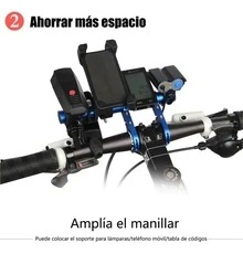 Soporte De Extensión De Soporte De Manillar De Bicicleta - Azul - Ver 4