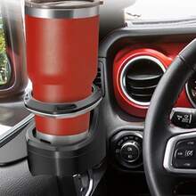 Multifunctional Car Cup Holder, Non-Slip Drink Holder, Universal Beverage Storage Accessory Suitable For Different Car Models - Silver Driver Seat - View 2