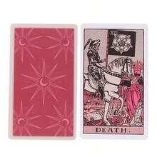 Kartu Tarot Pink Knight untuk Pemula, 78 Kartu, Kartu Oracle, Versi Bahasa Inggris, Edisi Ramalan Visual, Kartu Permainan Meja - Tarot Pink Rider - View 3