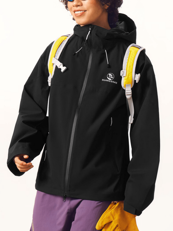CAMEL CROWN Chaqueta con capucha repelente al agua y transpirable para hombre, estilo casual para exteriores