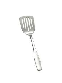 1/2pcs Stainless Steel Frying Spatula & Slotted Turner, Suitable For Frying Eggs, Pancakes, Stir-Frying, Home Kitchen, Hotel, Restaurant, Camping - Silver - View 8