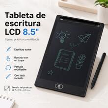 8.5" LCD Graphics Tablet, Reusable Screen, One-Touch Erase, Portable Design For Drawing And Note-Taking - Black - View 5