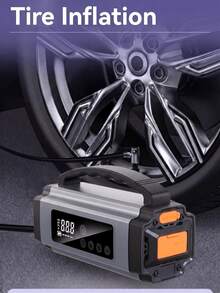 7-In-1 Car Jump Starter Power Bank With 150PSI Air Pump, 12V Portable Car Battery Jump Starter, Emergency Tool Kit - MC6613 - View 4