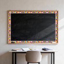 12pcs - Bohemian Style Bulletin Board Borders, Colorful Classroom Border Stickers With Adhesive, Bohemian Die-Cut Border Decorations For Bulletin Board, Fan-Shaped Self-Adhesive School Blackboard Decoration Stickers Suitable For Blackboard And Desk - Dots - View 5