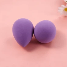 2pcs Makeup Sponges, Made Of Super Soft Sponge, Perfect For Makeup Application. Smooth Texture, No Powder Fallout, Effectively Sets Makeup. - Multicolor - View 1