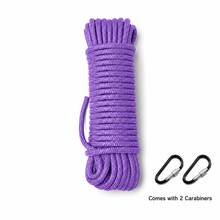 Tali Paracord 4mm, Tali Panjat Tebing dan Penarik Parasut Multifungsi untuk Aktivitas Luar Ruangan, Perlengkapan Evakuasi dan Bertahan Hidup, Paracord Kepang Tangan - tali panjat + gesper - View 17