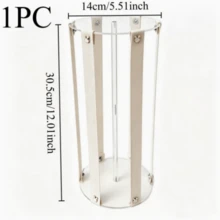 12.01 X 5.51 Inch Acrylic Transparent Hair Accessory Storage Rack, Desktop Hair Clip Bow Storage Rack, Used For Desktop Storage And Decoration Rack, Storage Hanging Rack (1pc) - Multicolor - View 10