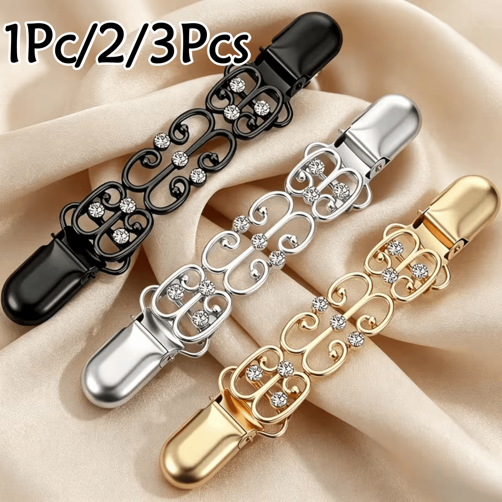 1Pc/2/3Pcs Sweater Waist Clip Vintage Dress Back Strap Shawl Cardigan Collar Tightener Waist Cincher